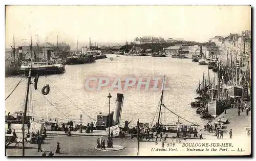 Cartes postales Boulogne Sur Mer L Avant Port Bateaux