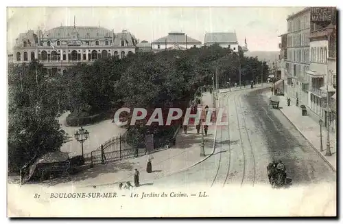 Cartes postales Boulogne Sur Mer Les Jardins du Casino