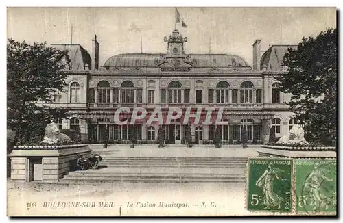 Cartes postales Boulogne Sur Mer La Casino Municipal