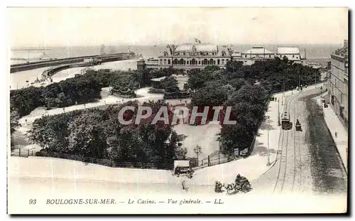 Cartes postales Boulogne Sur Mer Le Casino Vue Generale