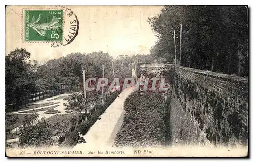 Cartes postales Boulogne Sur Mer Les Remparts