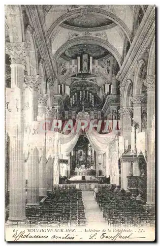 Cartes postales Boulogne Sur Mer Interieur de la Cathedrale