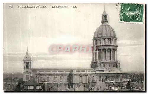 Cartes postales Boulogne Sur Mer La Cathedrale