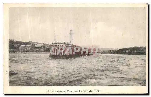 Cartes postales Boulogne Sur Mer Entree du Port