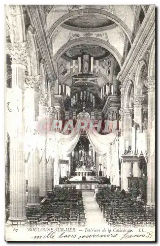 Cartes postales Boulogne sur Mer Interieur de la Cathedrale