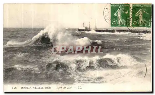 Cartes postales Boulogne sur Mer Effet de Mer