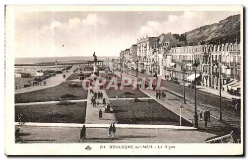 Cartes postales Boulogne sur Mer La Digue