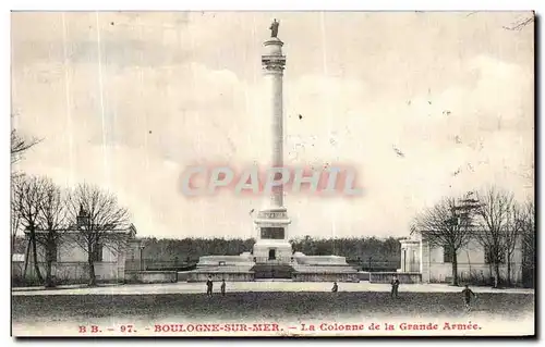 Cartes postales Boulogne sur Mer La Colonne de la Grande Armee