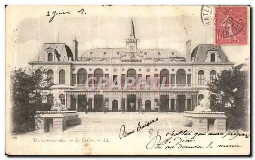 Cartes postales Boulogne sur Mer Le Casino