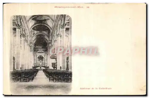 Cartes postales Boulogne sur Mer Interieur de la cathedrale