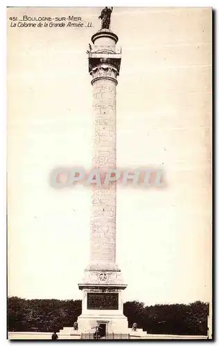 Cartes postales Boulogne sur Mer La Colonne de La Grande Armee