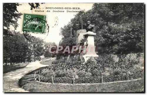 Cartes postales Boulogne sur Mer Statue du Docteur Duchesne