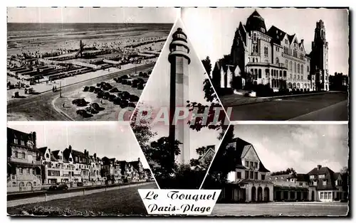 Cartes postales Le Touquet Paris Plage L Hotel de Ville Le phare