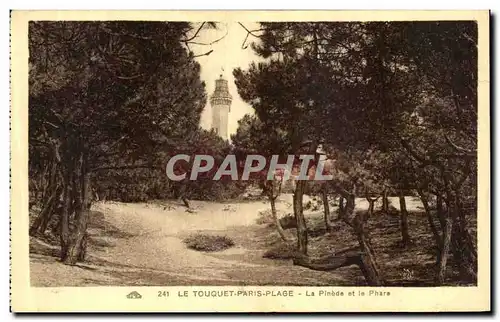 Cartes postales Le Touquet Paris Plage La Pinede et la Phare