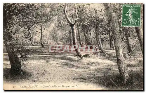 Ansichtskarte AK Le Touquet Paris Plage Grande Allee