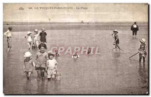 Cartes postales Le Touquet Paris Plage La Plage Enfants