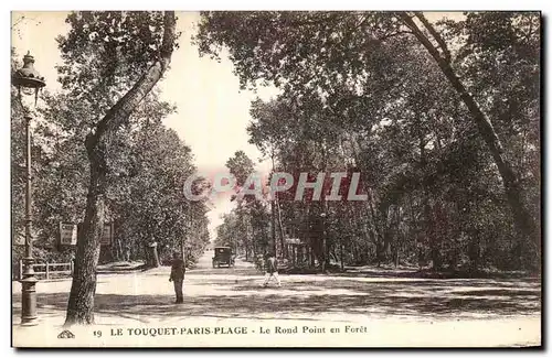 Cartes postales La Touquet Paris Plage Le Rond Point en Foret