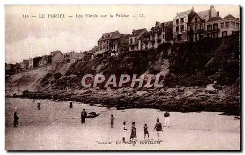 Cartes postales Le Portel Les Hotels sur la Falaise