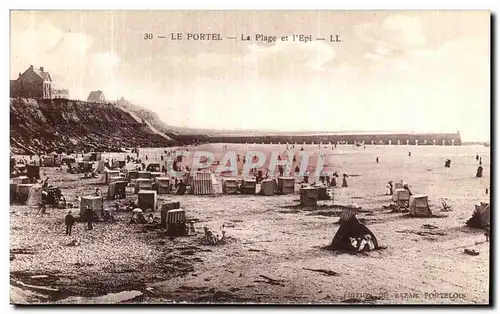 Cartes postales Le Portel La Plage et l Epi