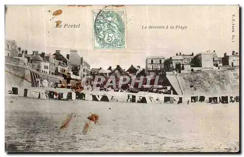 Cartes postales Le Portel La descente a la Plage