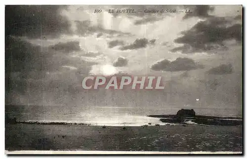 Cartes postales Le Portel Coucher de Soleil