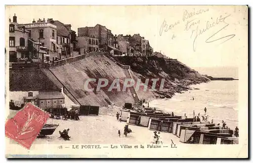 Ansichtskarte AK Le Portel Les Villas et la Falaise