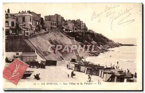 Cartes postales Le Portel Les Villas et la Falaise