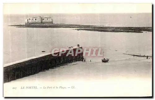 Cartes postales Le Portel Le Port et la Plage