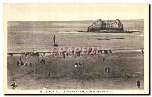 Ansichtskarte AK Le Portel Les Fort de l Heurt vu de la Falaise