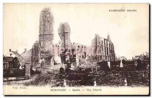 Cartes postales Reninghe Egglise