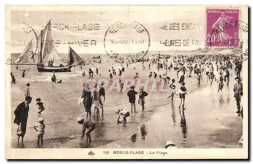 Cartes postales Berck Plage la Plage