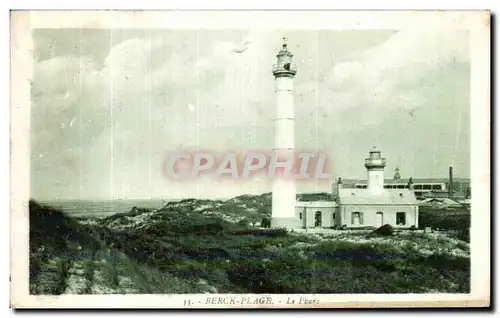 Ansichtskarte AK Berck Plage Le phare