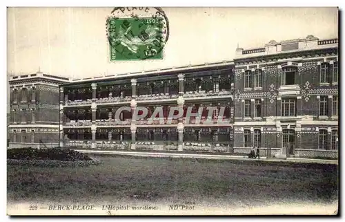 Cartes postales Berck Plage L Hopital maritime