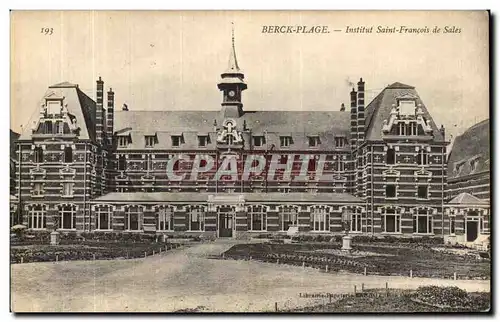 Cartes postales Berck Plage Institut Saint Francois de Sales