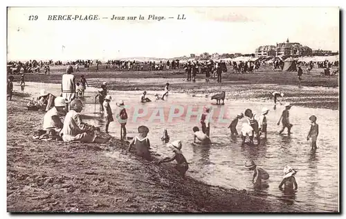 Ansichtskarte AK Berck Plage Jeux sur la Plage Enfants