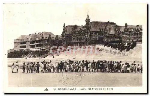 Cartes postales Berck Plage Institut St Francois de Sales Enfants