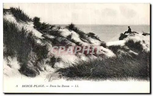 Ansichtskarte AK Berck Plage Dans les Dunes