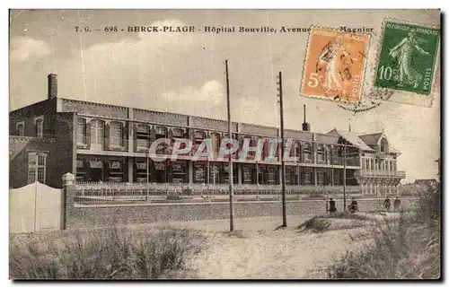 Ansichtskarte AK Berck Plage Hopital Bouville Avenue