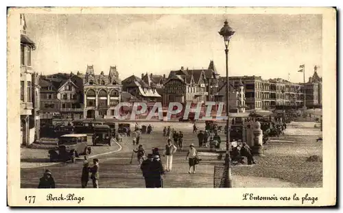 Ansichtskarte AK Berck Plage L Entonnoir vers la Plage