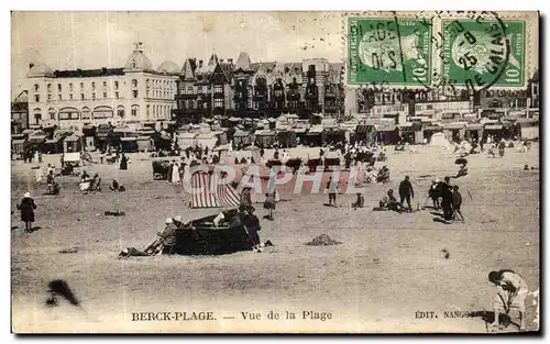 Cartes postales Berck Plage Vue de la plage