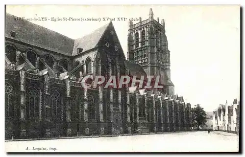 Cartes postales Aire sur la Lys Eglise St Pierre