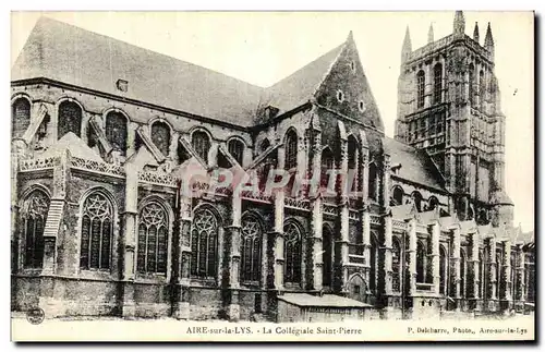 Cartes postales Aire sur la Lys La Collegiale Saint Pierre