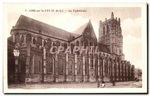 Cartes postales Aire sur la Lys La Cathedrale