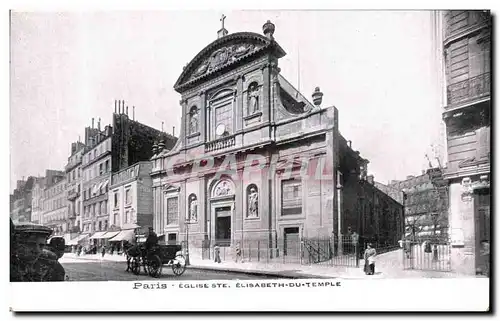 Ansichtskarte AK Paris Eglise Ste Elisabeth Du Temple