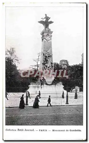 Cartes postales Paris Monument de Gambetta