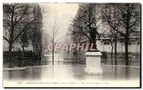 Ansichtskarte AK Paris Inondations De Rue Jeau Gonjon