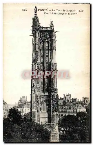 Cartes postales Paris La Tour St Jacques