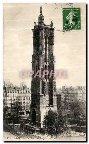 Cartes postales Paris La Tour St Jacques