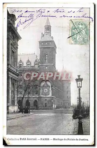 Cartes postales Paris Eglise Horloge du Palais Justice