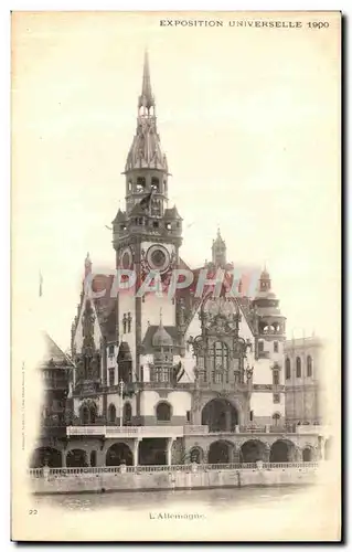 Ansichtskarte AK Paris Exposition universelle 1900 L allemagne